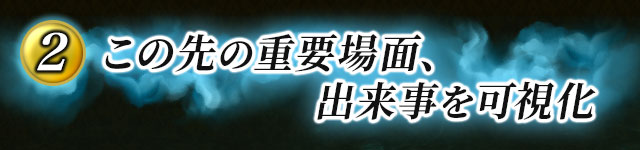 2 この先の重要場面、出来事を可視化