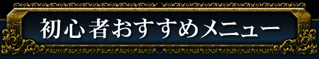 初心者おすすめメニュー