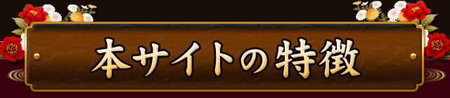 本サイトの特徴