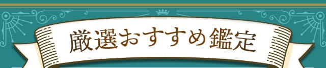 厳選おすすめ鑑定