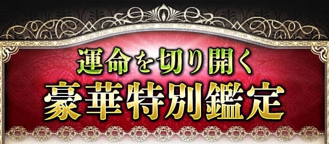 運命を切り開く豪華特別鑑定