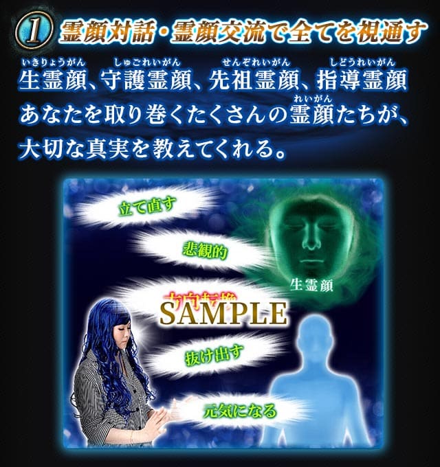 霊顔対話・霊顔交流で全てを視通す
